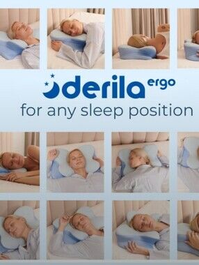 Derila-Ergo Contour Sleep Pillow (Standard Size) 🩵